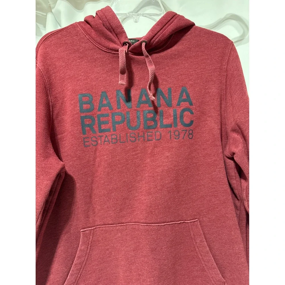 Banana Republic Established 1978‎ Graphic Hoodie Pullover unisex Size L